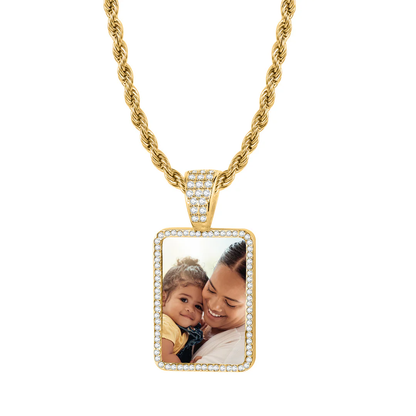 Custom Photo Pendant Necklace Gift Ready Packaging