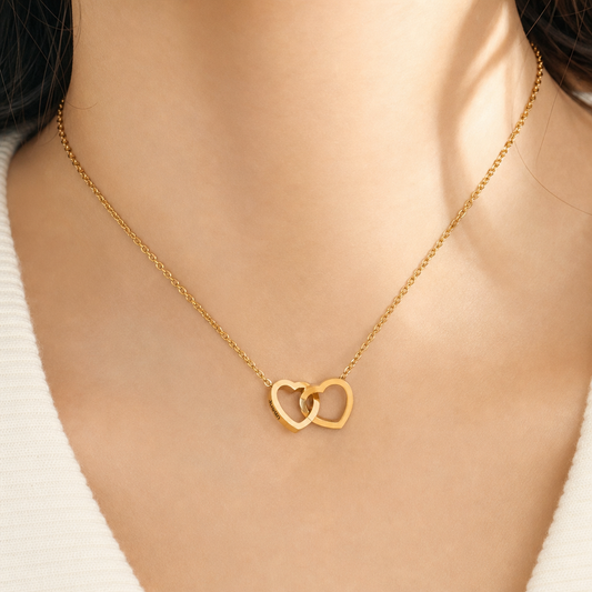 Eternal Rose Box with Personalized Heart Necklace
