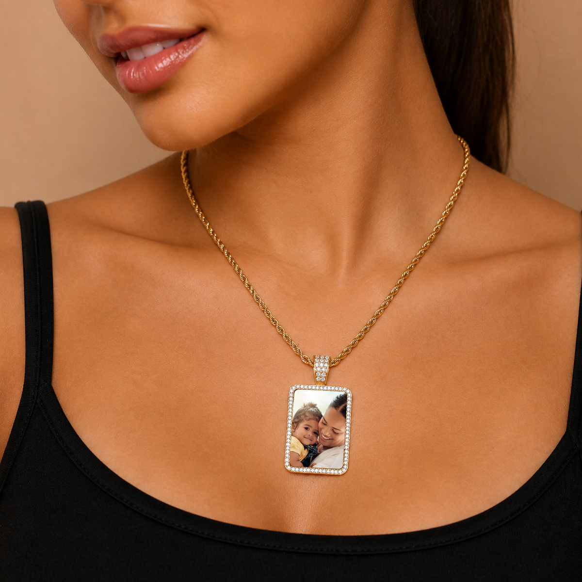 Custom Photo Pendant Necklace