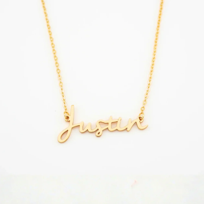 Blooming Rose Gift Box with Custom Name Necklace by Lovelle