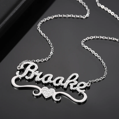 Personalized Heart Necklace Gift for Her