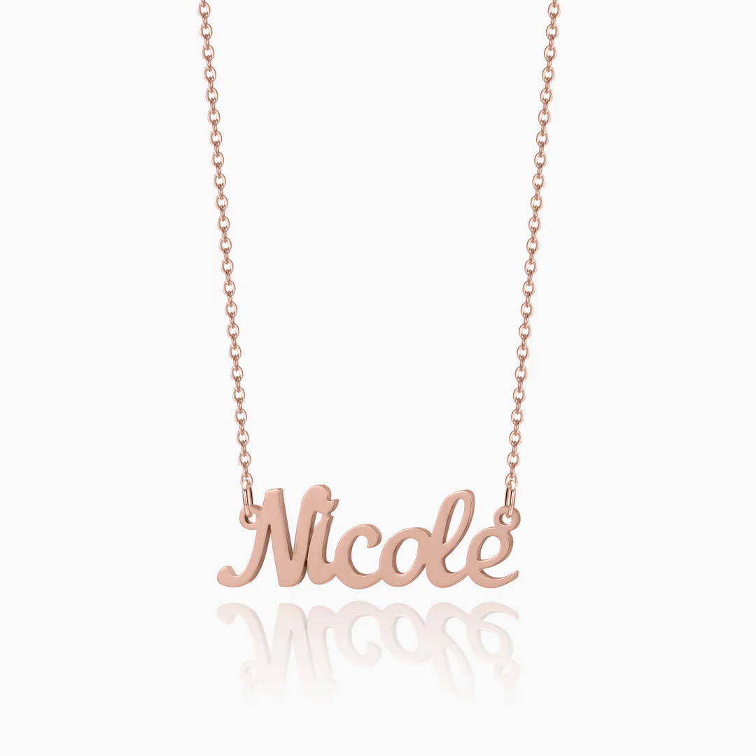 Personalized 18K Gold Name Necklace
