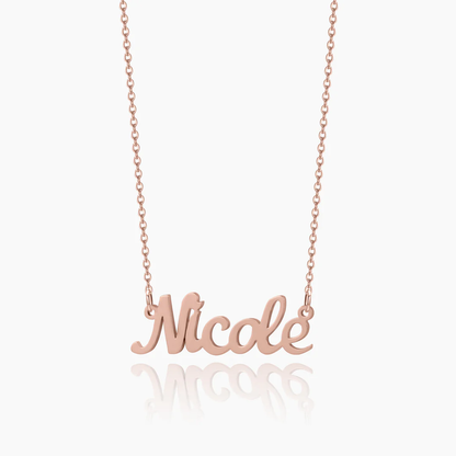 Personalized 18K Gold Name Necklace