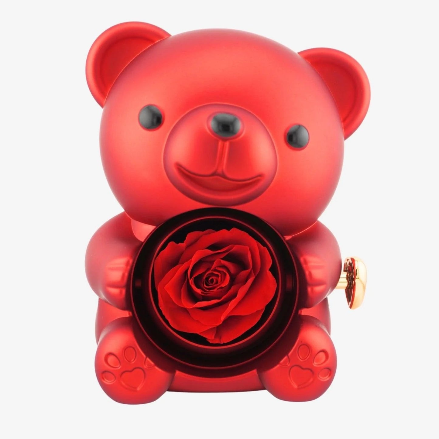 Forever Rose Bear Necklace Gift Set