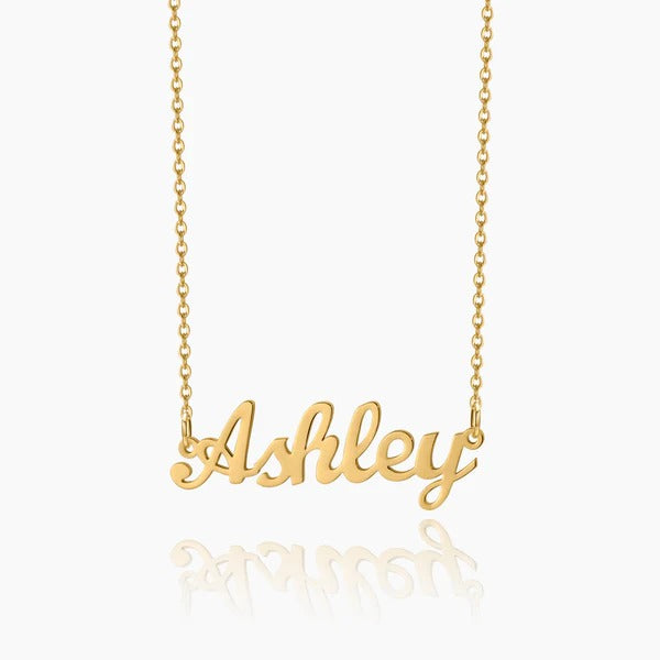 Personalized 18K Gold Name Necklace